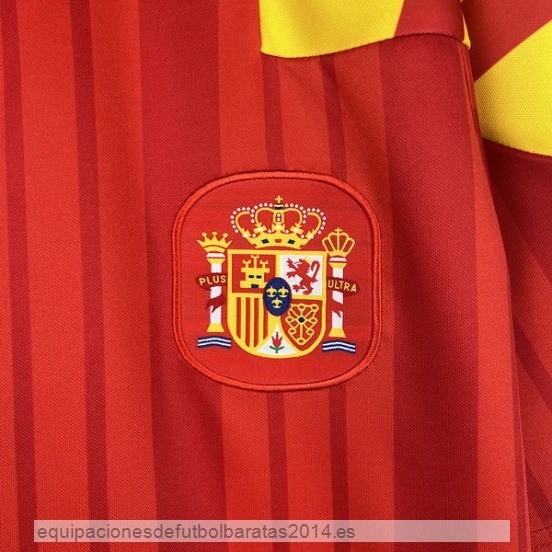 Nuevo 1ª Camiseta Espana Retro 1992 Rojo Baratas